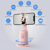 360° Auto Face Tracking Gimbal Stabilizer for Phones, Vlogging & Video Recording