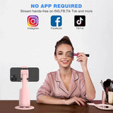 360° Auto Face Tracking Gimbal Stabilizer for Phones, Vlogging & Video Recording