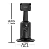 360° Auto Face Tracking Gimbal Stabilizer for Phones, Vlogging & Video Recording