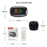 LK89 Finger Pulse Oximeter Medical Portable Blood Oxygen Oxymetre Heart Rate Saturation Meter OLED Oximetro De Dedo LED Display