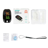 LK89 Finger Pulse Oximeter Medical Portable Blood Oxygen Oxymetre Heart Rate Saturation Meter OLED Oximetro De Dedo LED Display