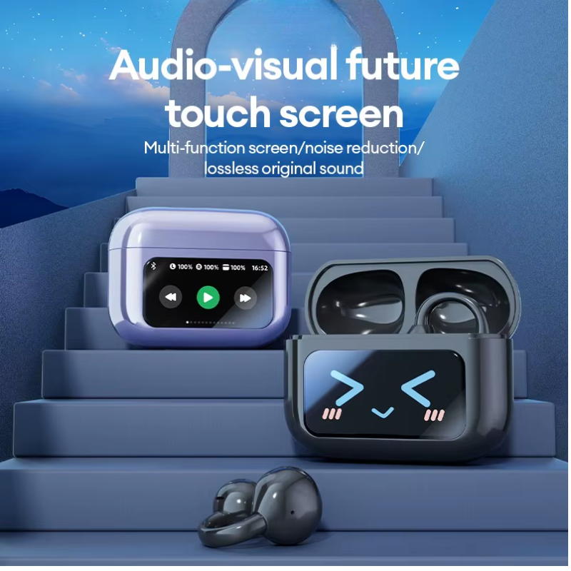 EchoGrip™ M100 ENC Ear Clip Earphones – Style, Sound, and Smart Control